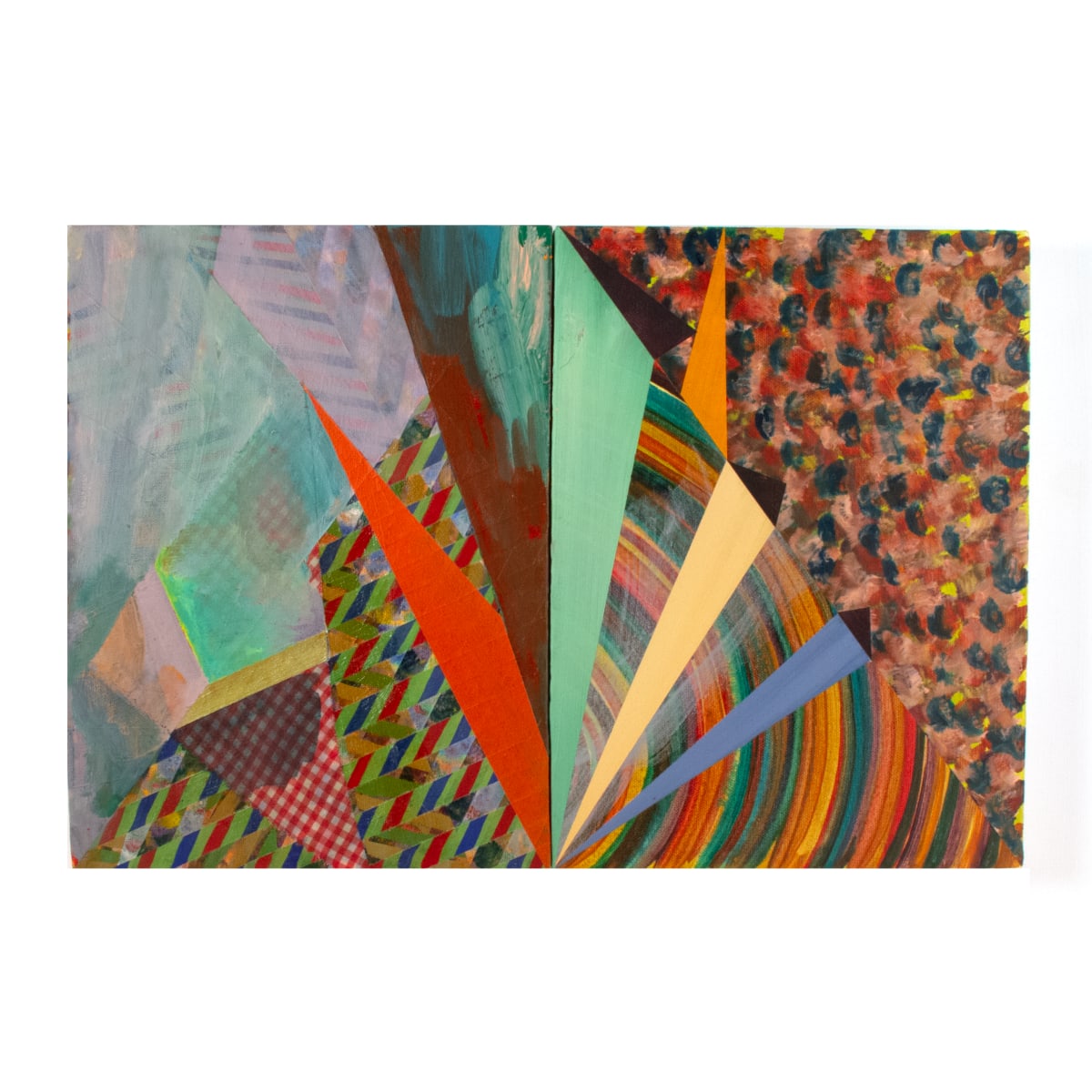 Diagonal Diptych by Bruce Price 