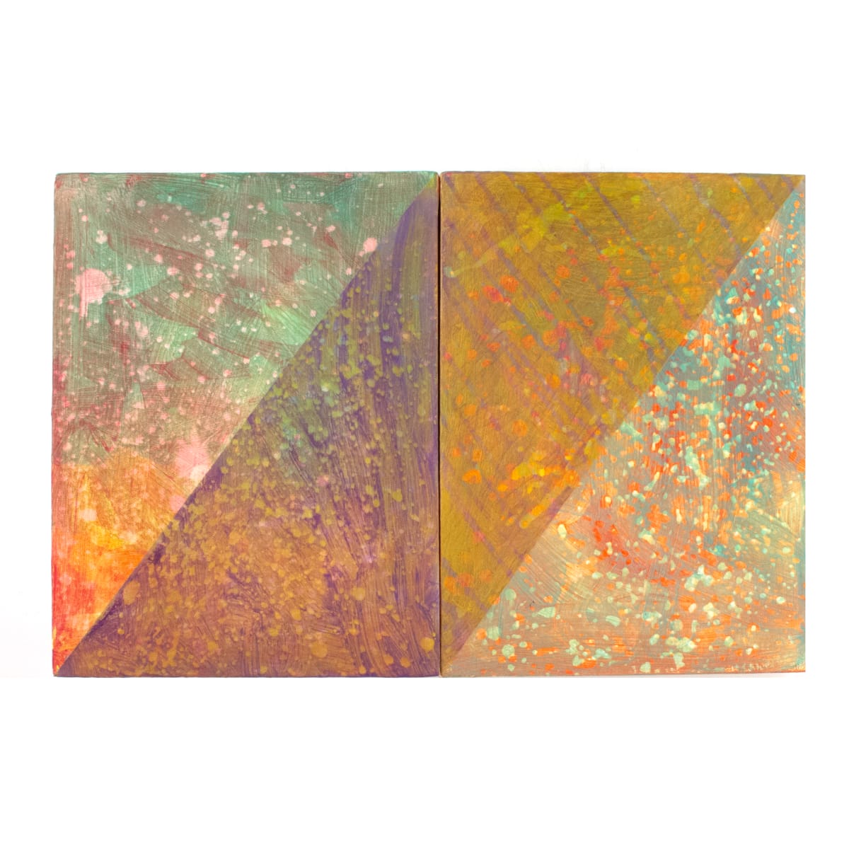 Diagonal Diptych by Bruce Price 