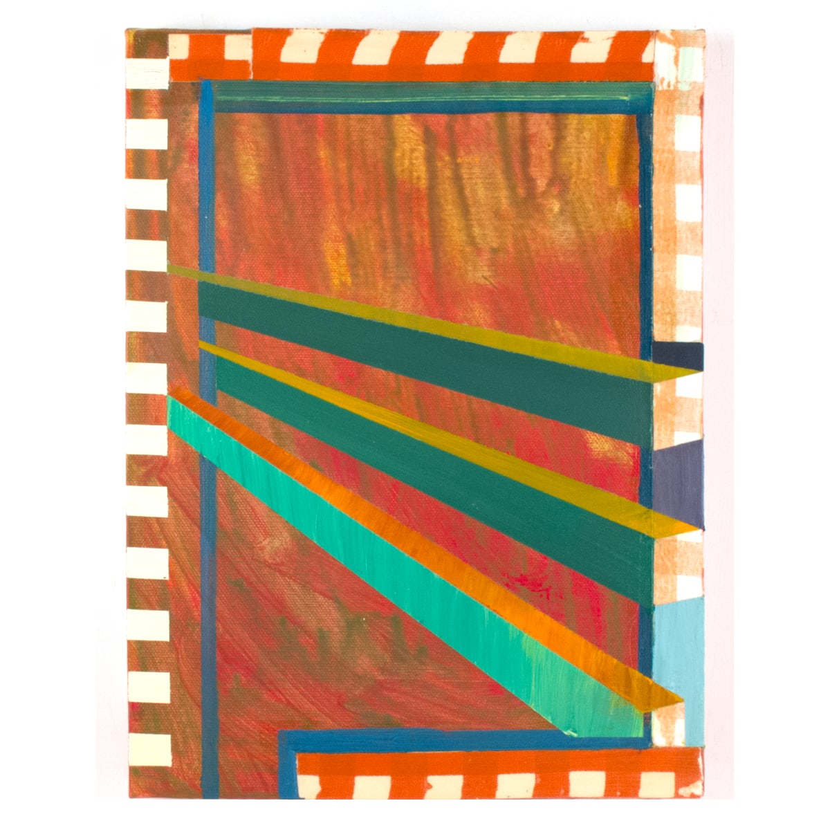 Picture 13: Beams by Bruce Price  Image: Picture 13: Beams
acrylic & ink on canvas
12"x9"