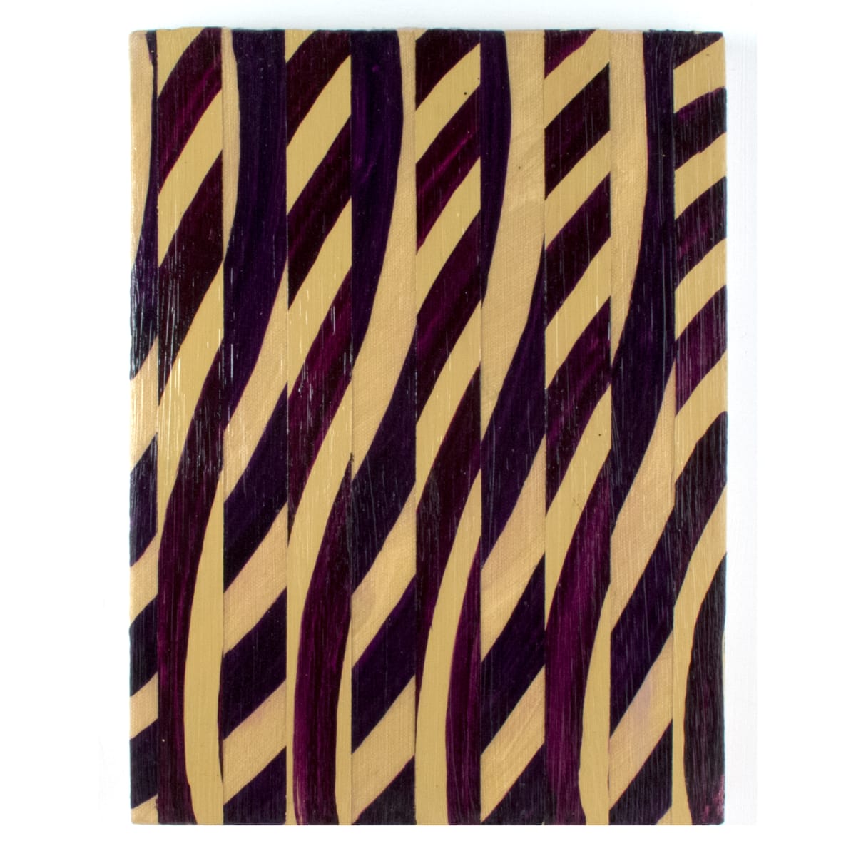 Waveforms 7:Violet by Bruce Price  Image: Waveforms 7:Violet
acrylic on canvas
12"x9"