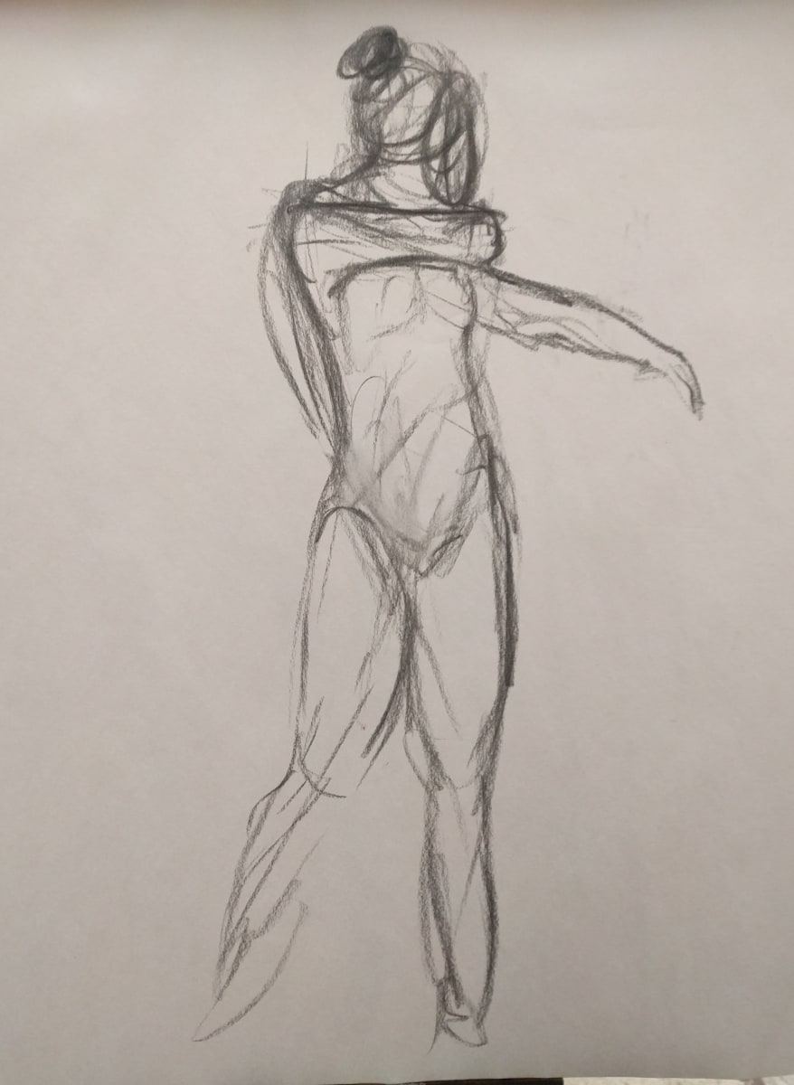 Scribble Figure Sketch by Jana Renée 