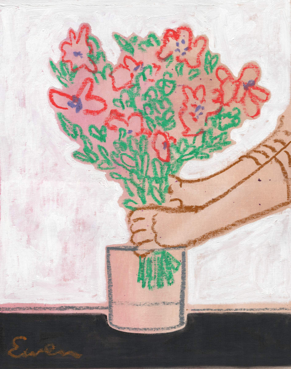 Arranging the Anemones by Anne-Louise Ewen 