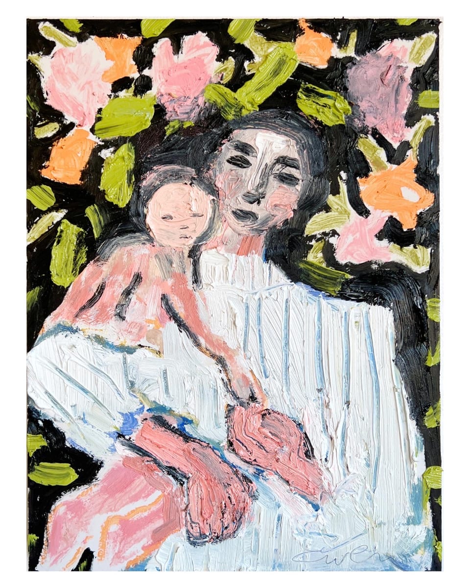 Mother and Child, Floral 