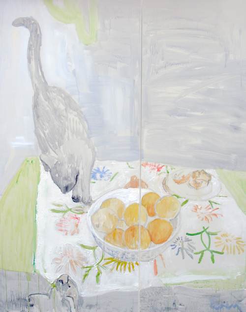 Cats and Oranges, Image 1.