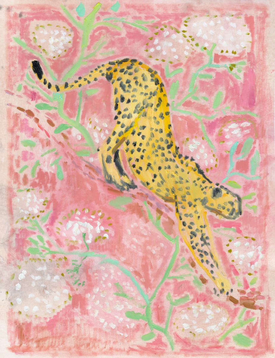 Cheetah (Rose Hues) by Anne-Louise Ewen 