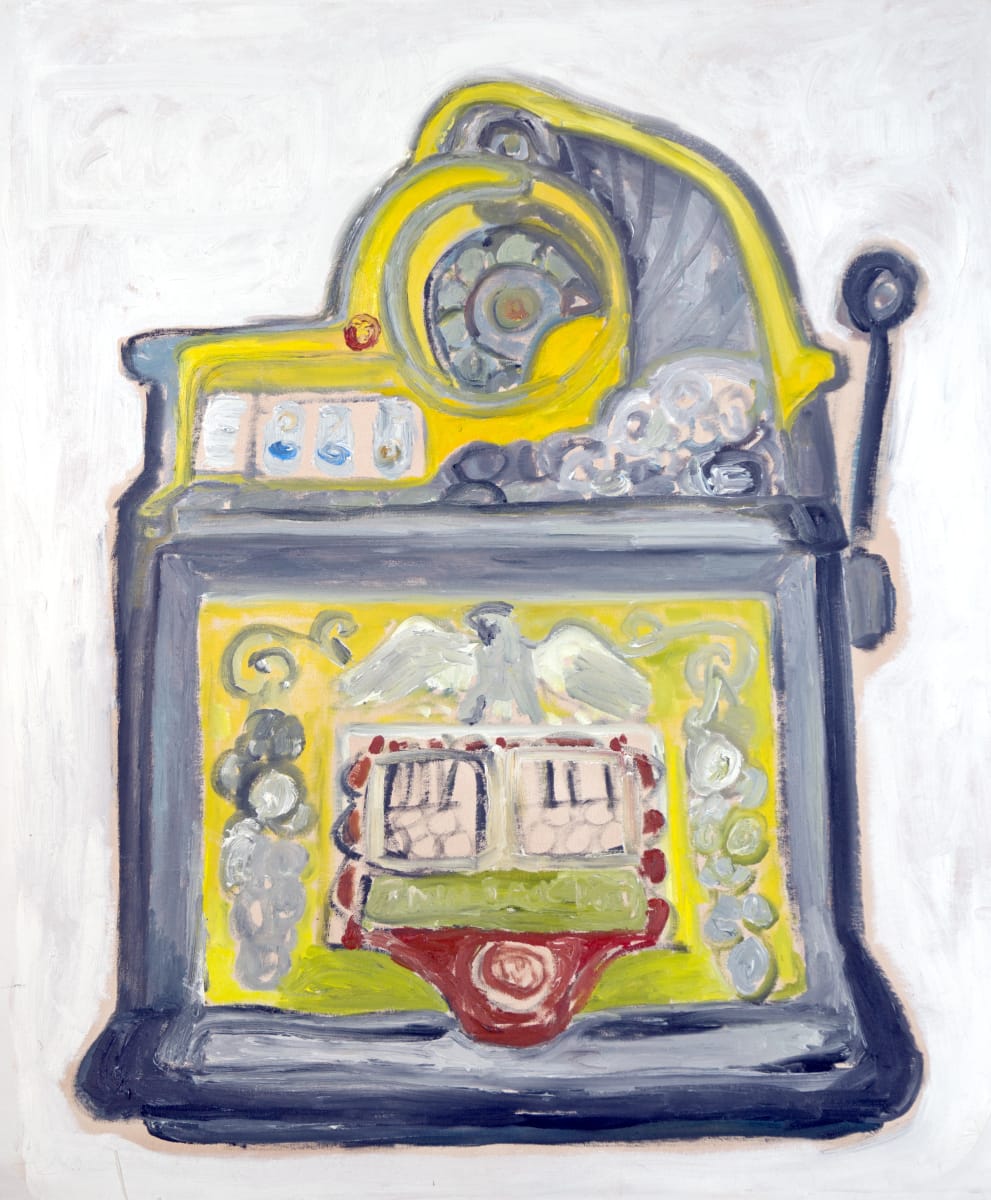 Yellow Slot Machine by Anne-Louise Ewen 