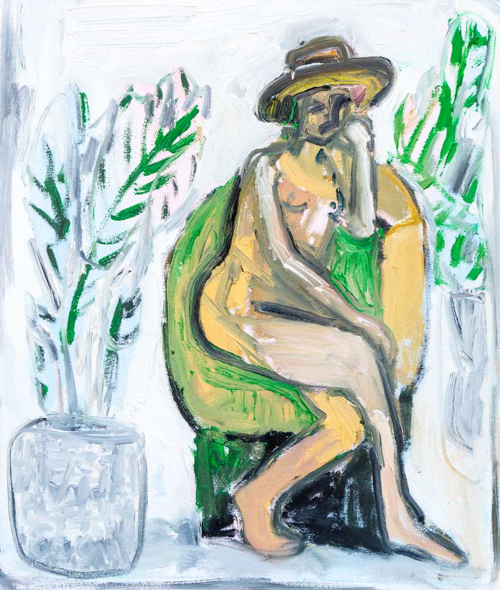 Nude in Hat, Image 1.