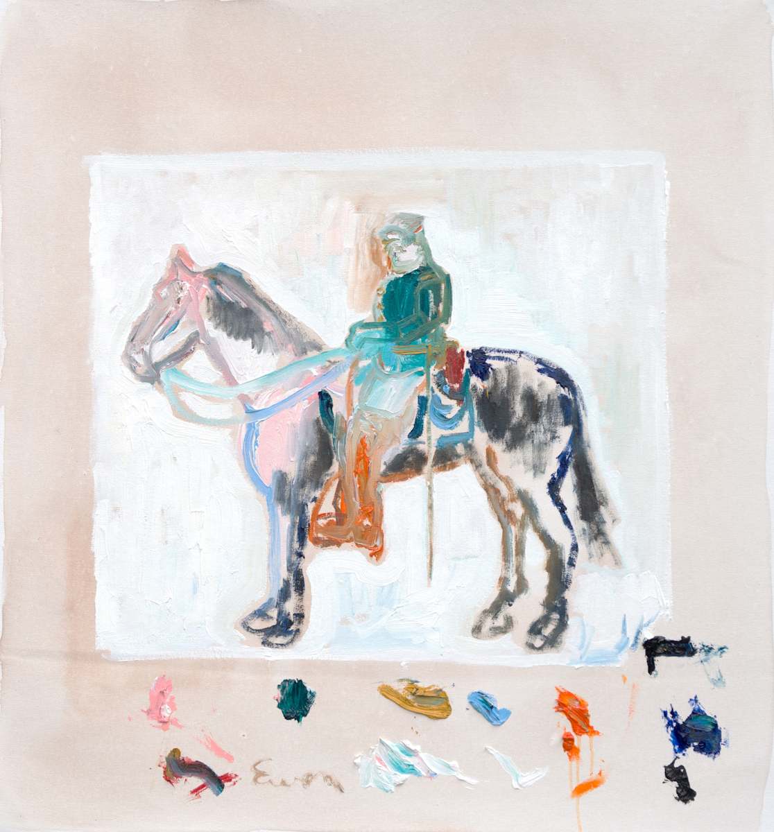 Equestrian Painting by Anne-Louise Ewen, Image 6.