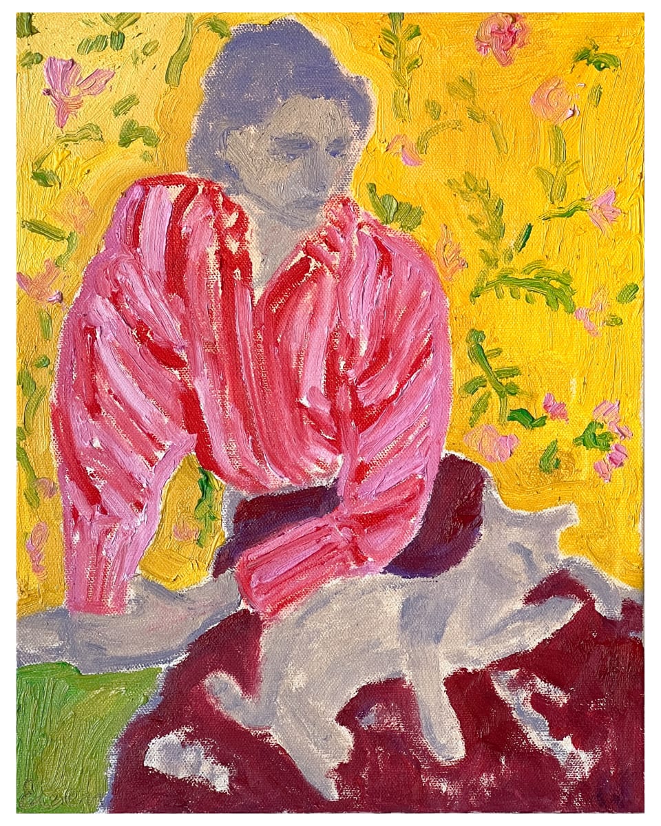 Cat Painting: Those Who Will Play With Cats Must Expect To Be Scratched by Anne-Louise Ewen 