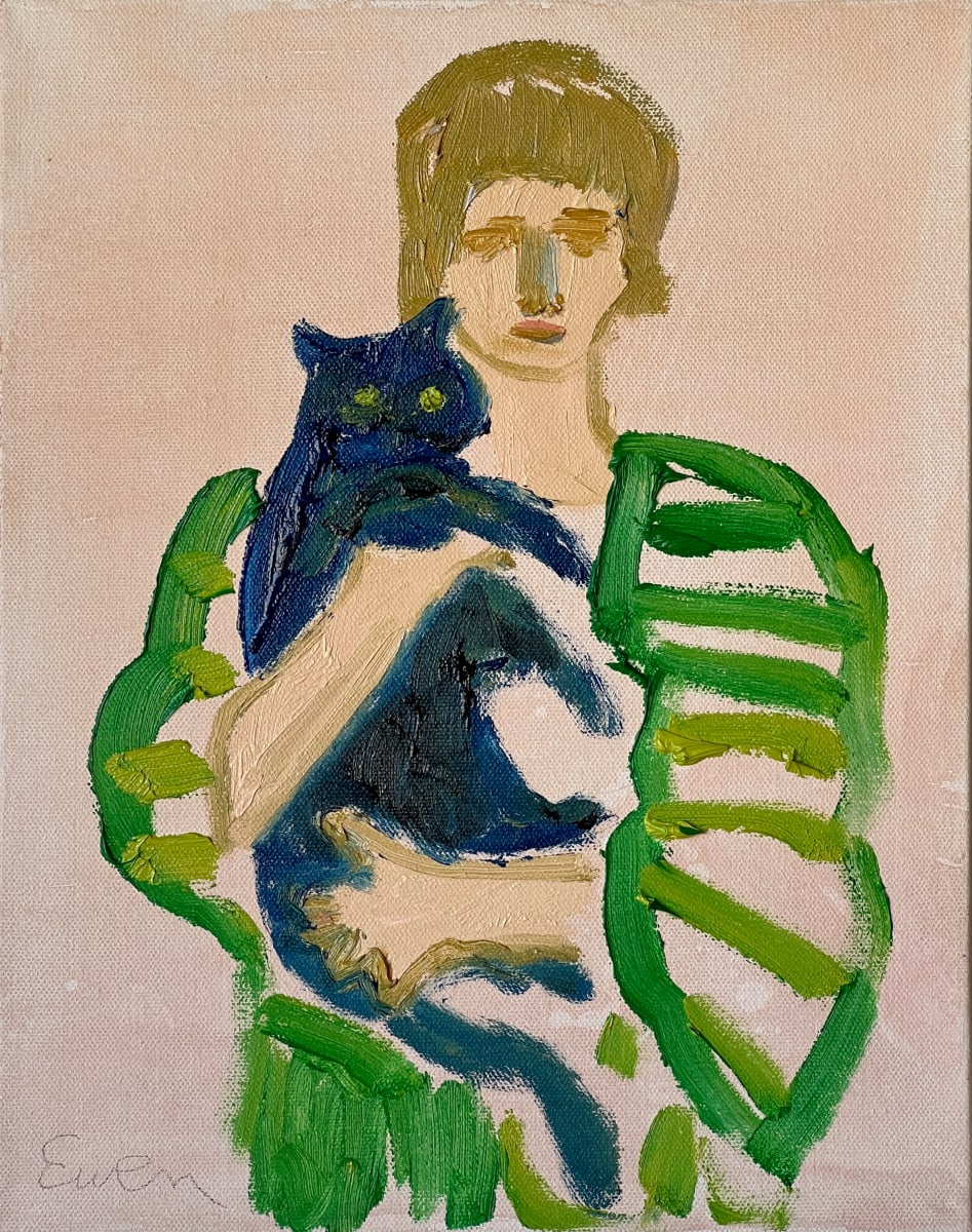Cat Painting: My Cat, My Resolve to Travel, and My Solitude by Anne-Louise Ewen 