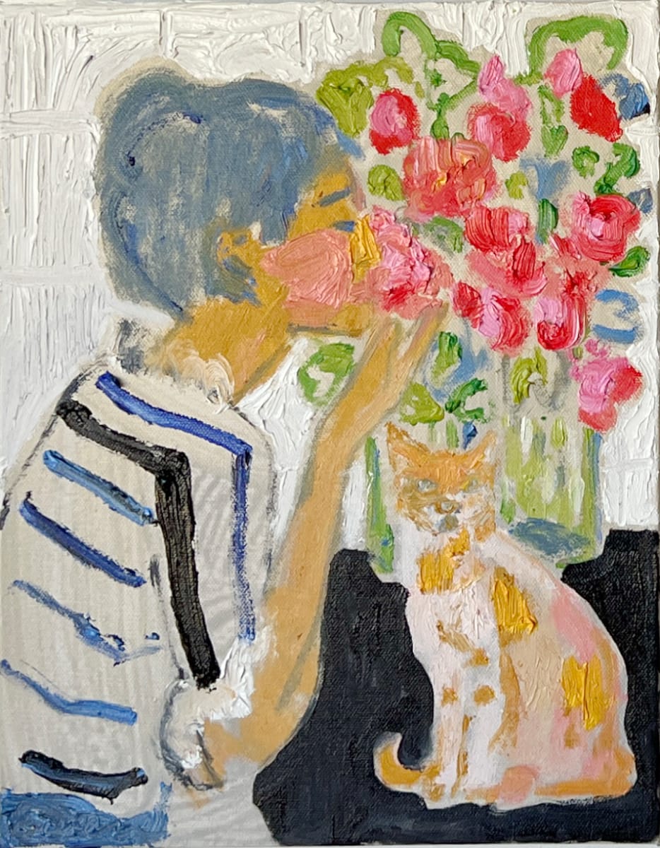 Cat Painting: I Think of Beauty as an Absolute Necessity by Anne-Louise Ewen 