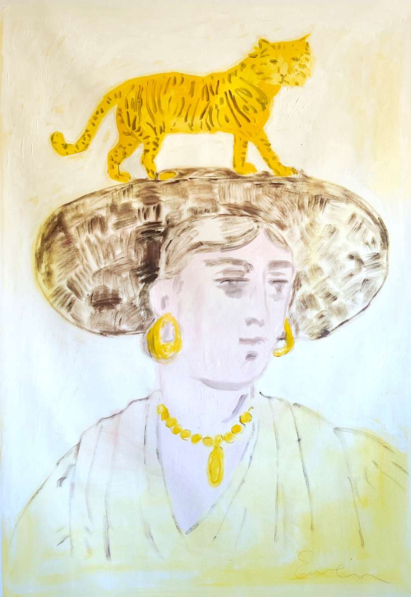 Portrait with Tiger by Anne-Louise Ewen, Image 1.