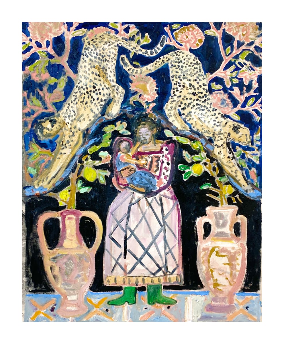 Sophia, Mother & Child with Cheetahs 