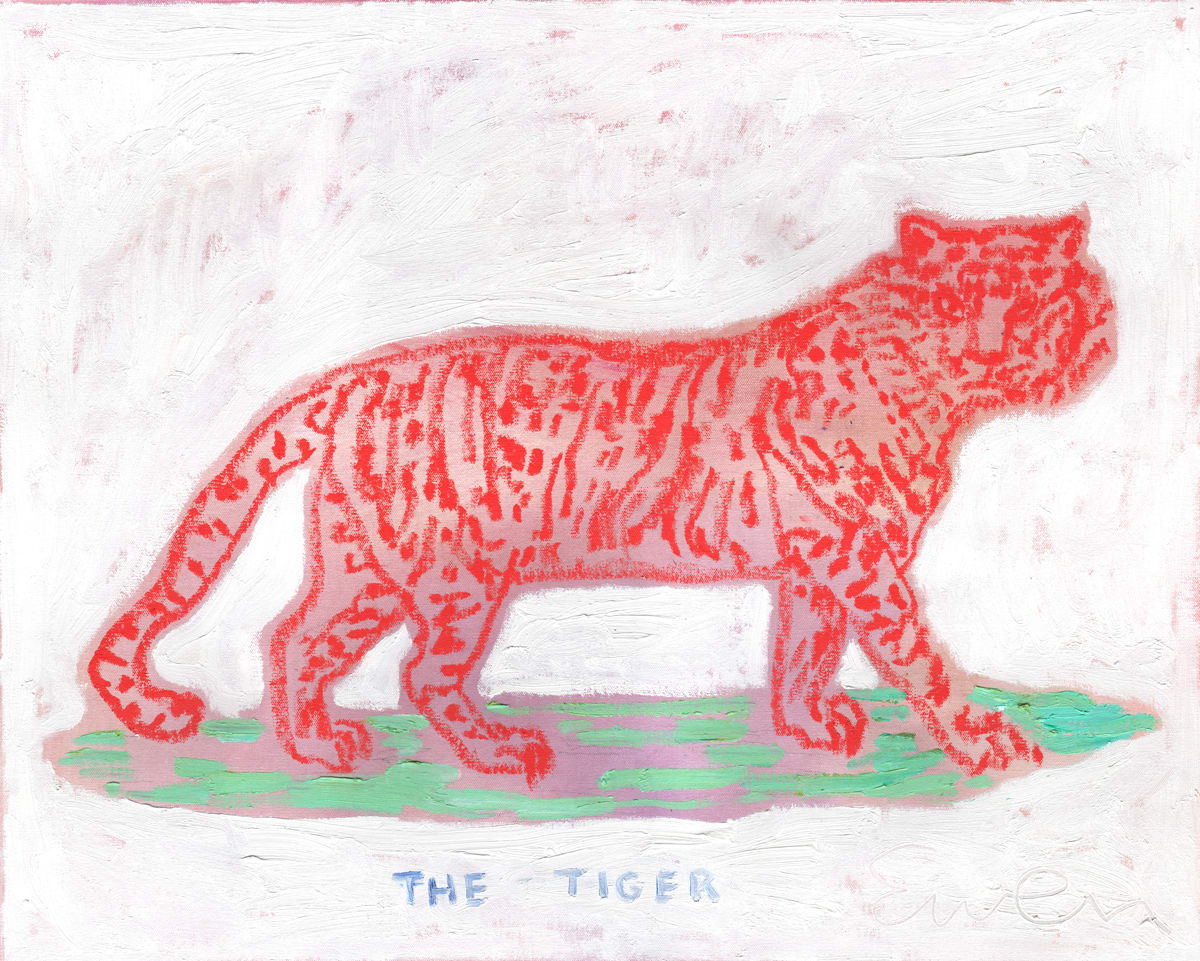The Tiger, Scarlet by Anne-Louise Ewen 