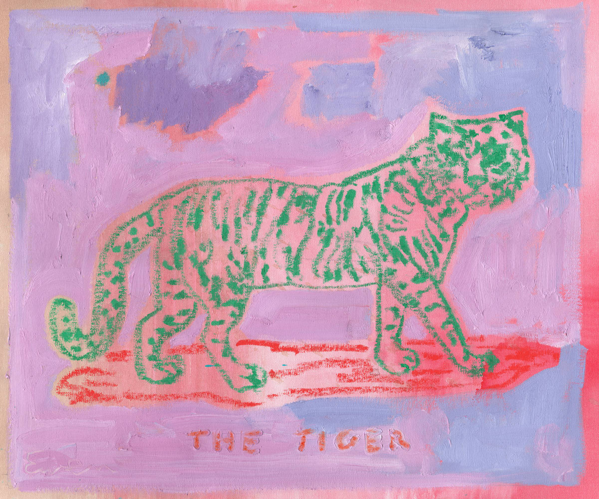 The Tiger, Green by Anne-Louise Ewen 