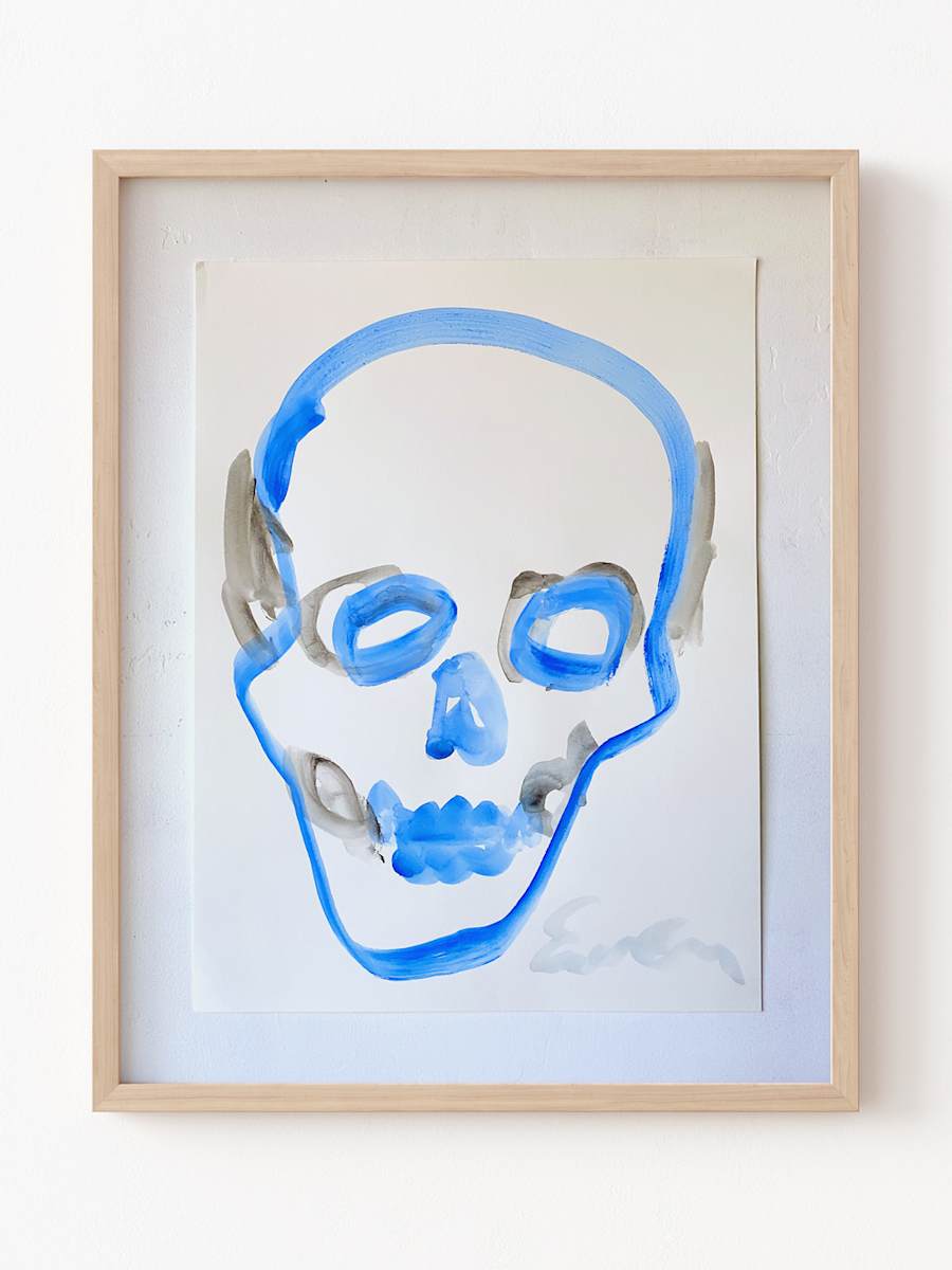 Skull (Blue), Image 1.