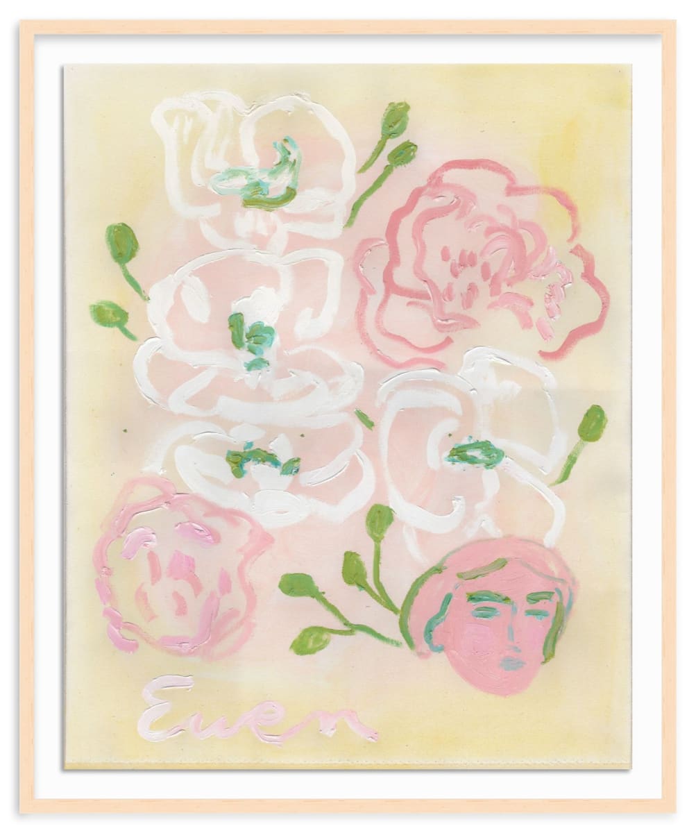 Flowers With Rose Face by Anne-Louise Ewen, Image 3.
