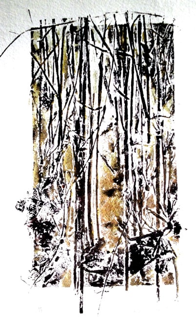 SpringGoldForest I by Kathleen Hayek  Image: Spring Gold Forest I