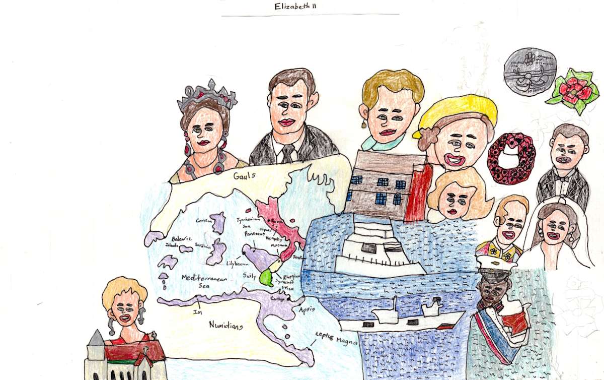 Elizabeth II by Krysten Tong 