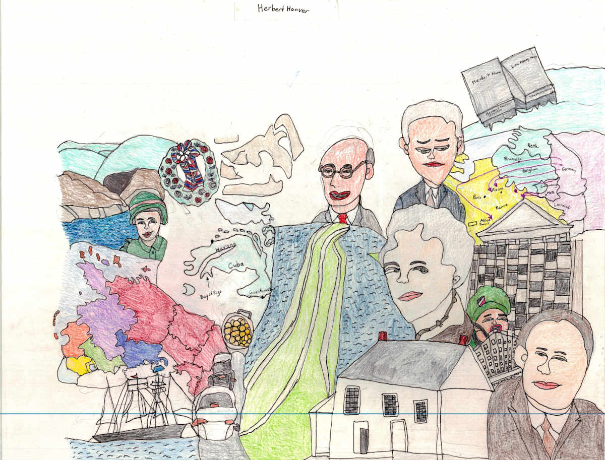Herbert Hoover by Krysten Tong 