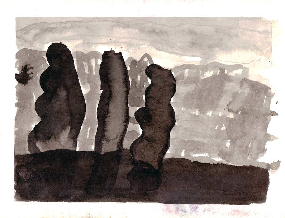 Trees on Horizon by Robert Robles 