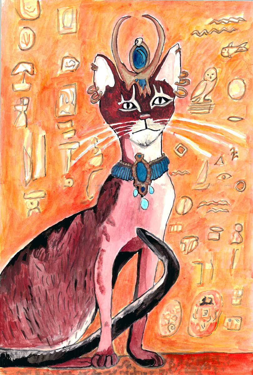 Egypt Kitty by Cloresa Francoeur 