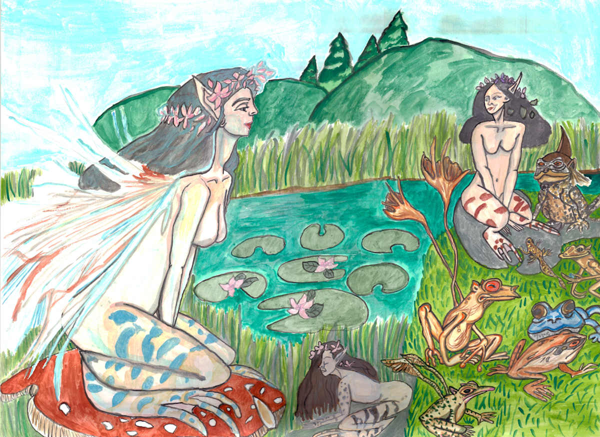 Fairy Frogs by Cloresa Francoeur 