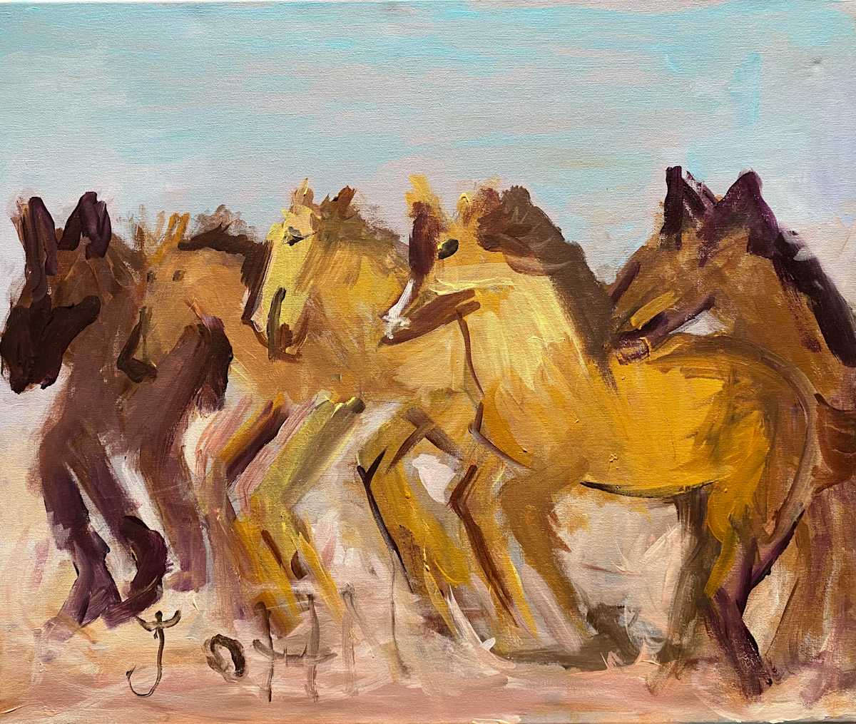 Wild Horses by John Mitchell III 