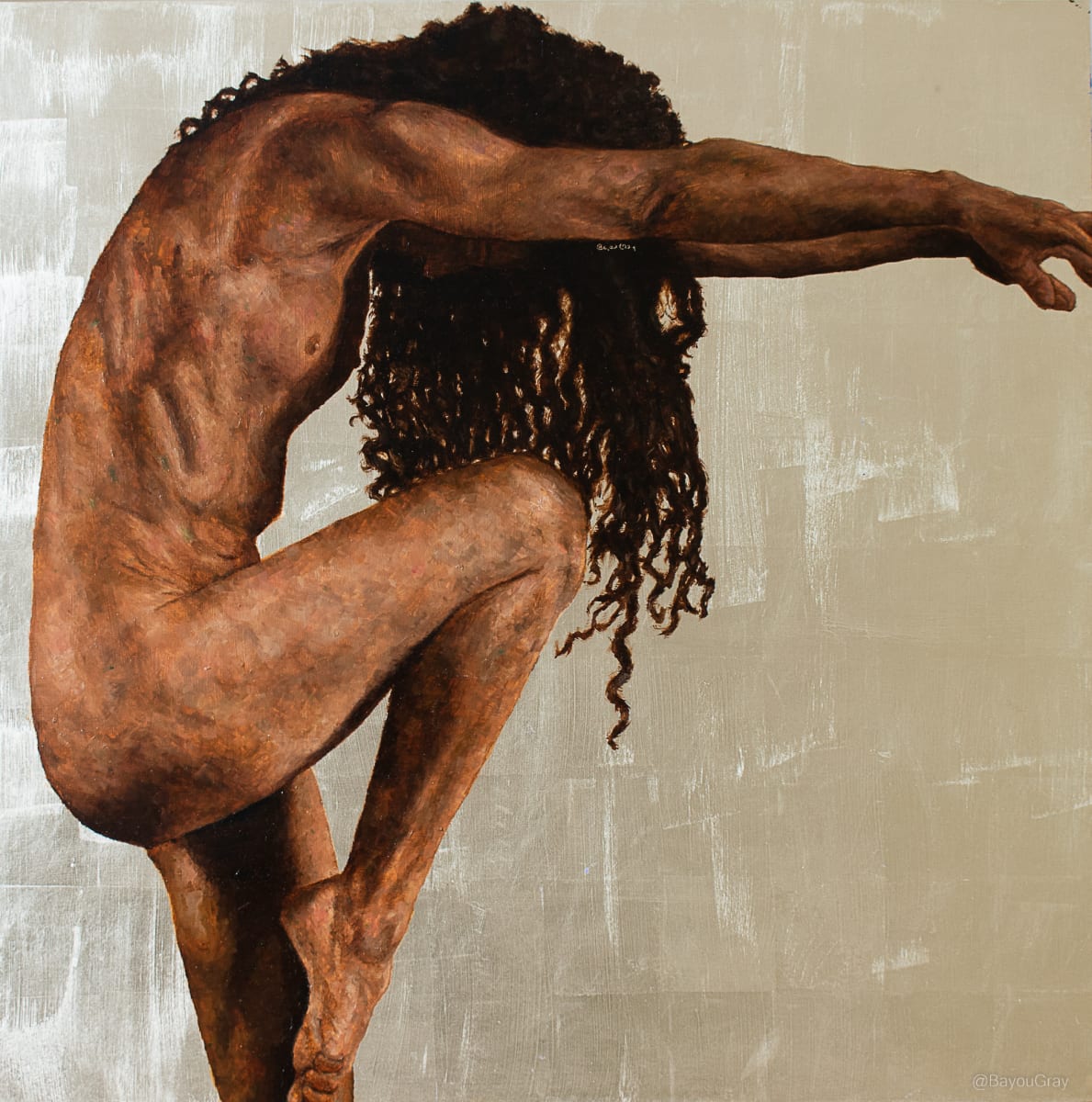 extension (au79 white - 000) by Bayou Gray  Image: these desires feel so distant now. the elongation of my limbs mockingly close to the destined result. i need to push further... no matter the cost.