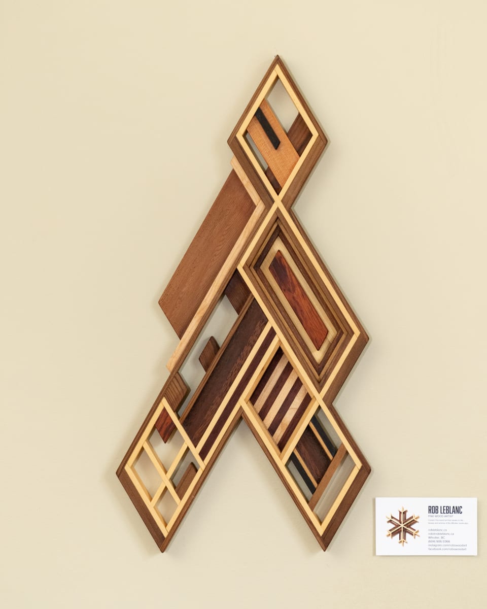 The Traveller by Robert E LeBlanc  Image: ...merrily hiking along, looking abstract.