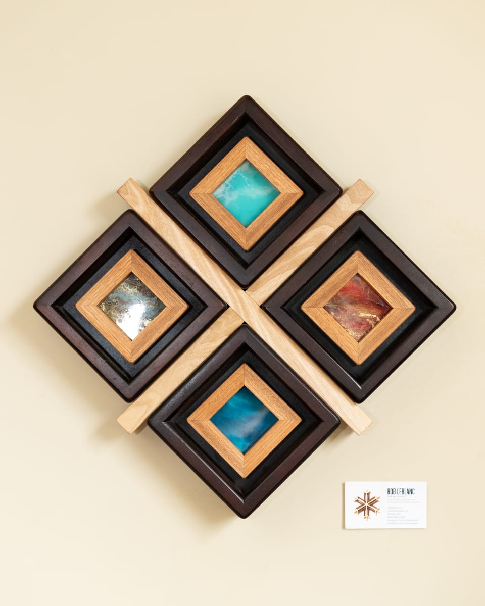 Nita Lake Elements #4 by Robert E LeBlanc  Image: Air, Earth, Fire, and Water. 