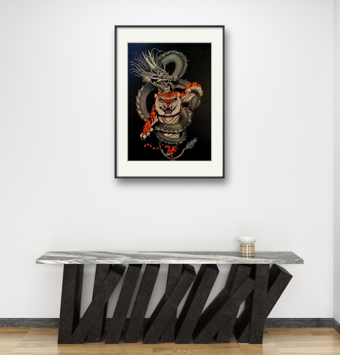 The Eye of the Tiger by Kerrie Chacon  Image: "Anything is possible when you have Inner Peace." - Master Shifu