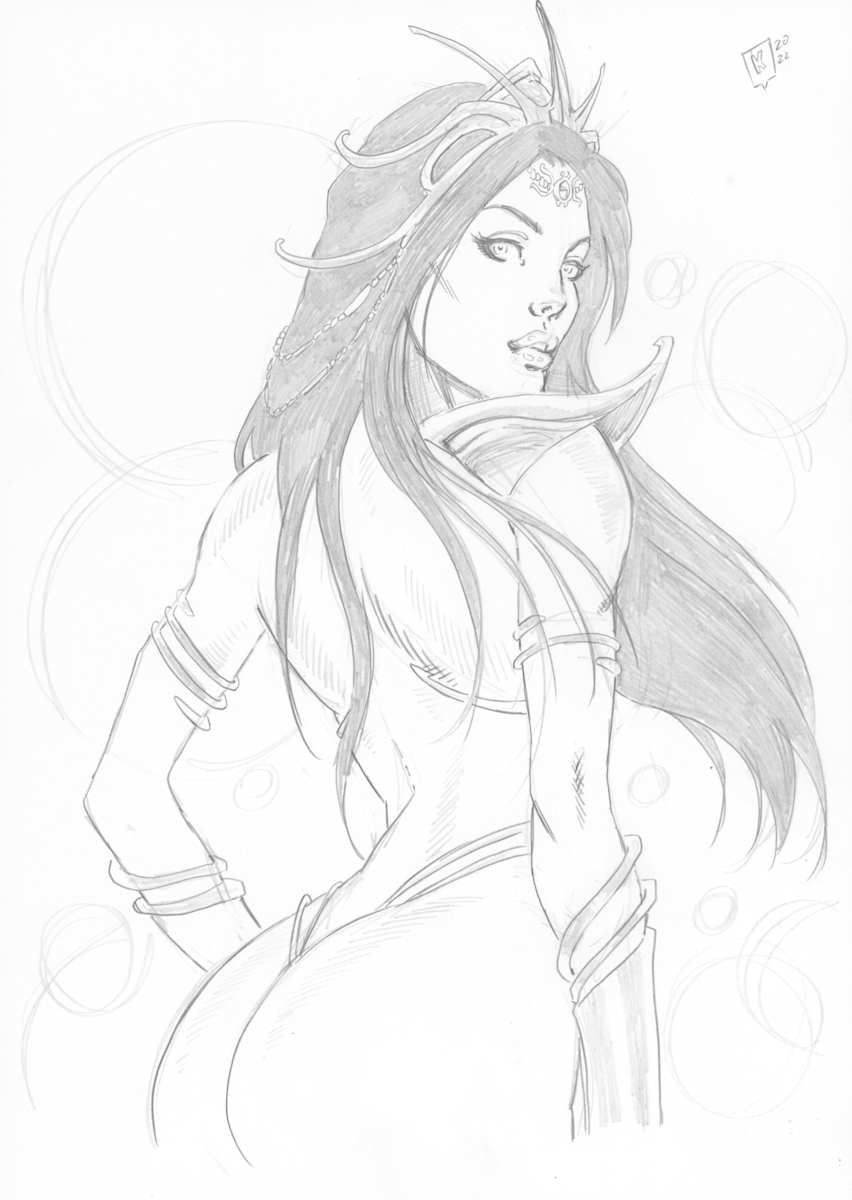 Dejah Thoris (12F15) by K. Lin, Image 3.