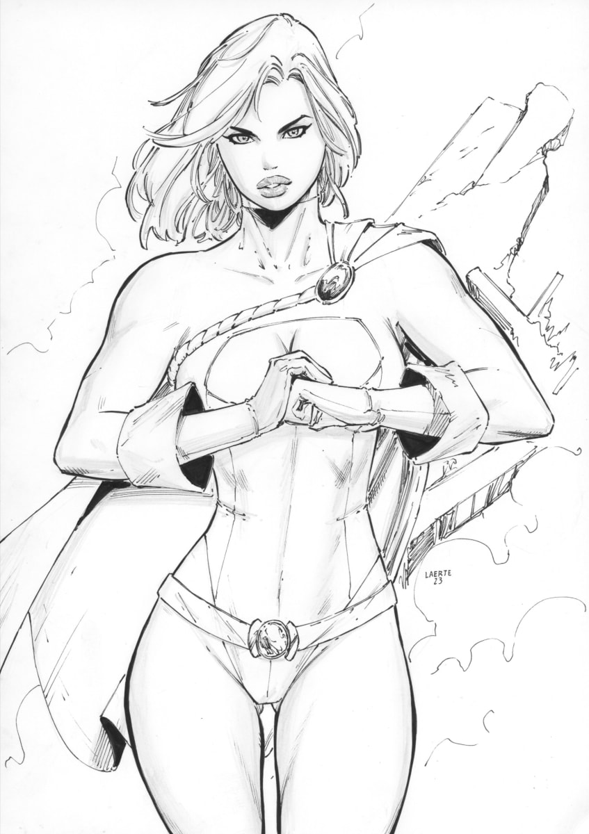 Power Girl (16A45) by Laerte 
