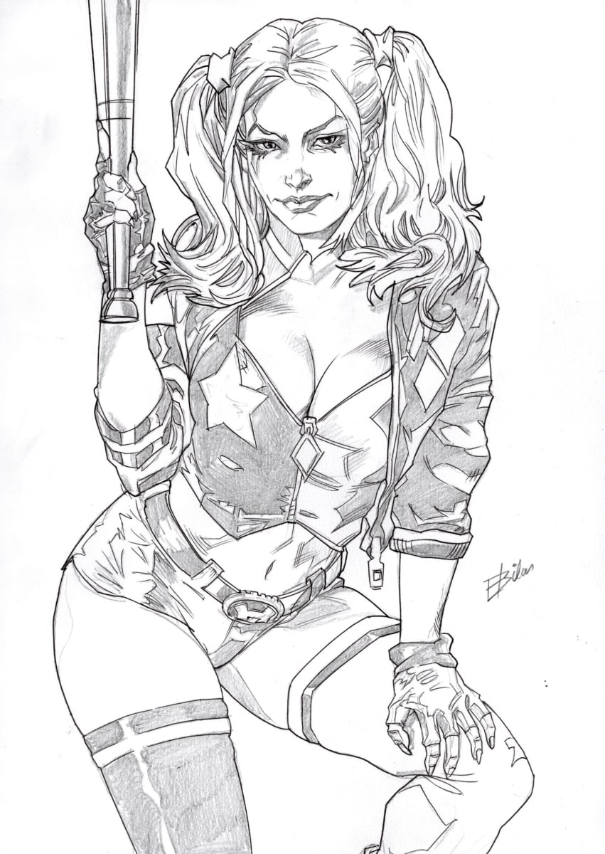 Harley Quinn (17G09) by Edilson Bilas 