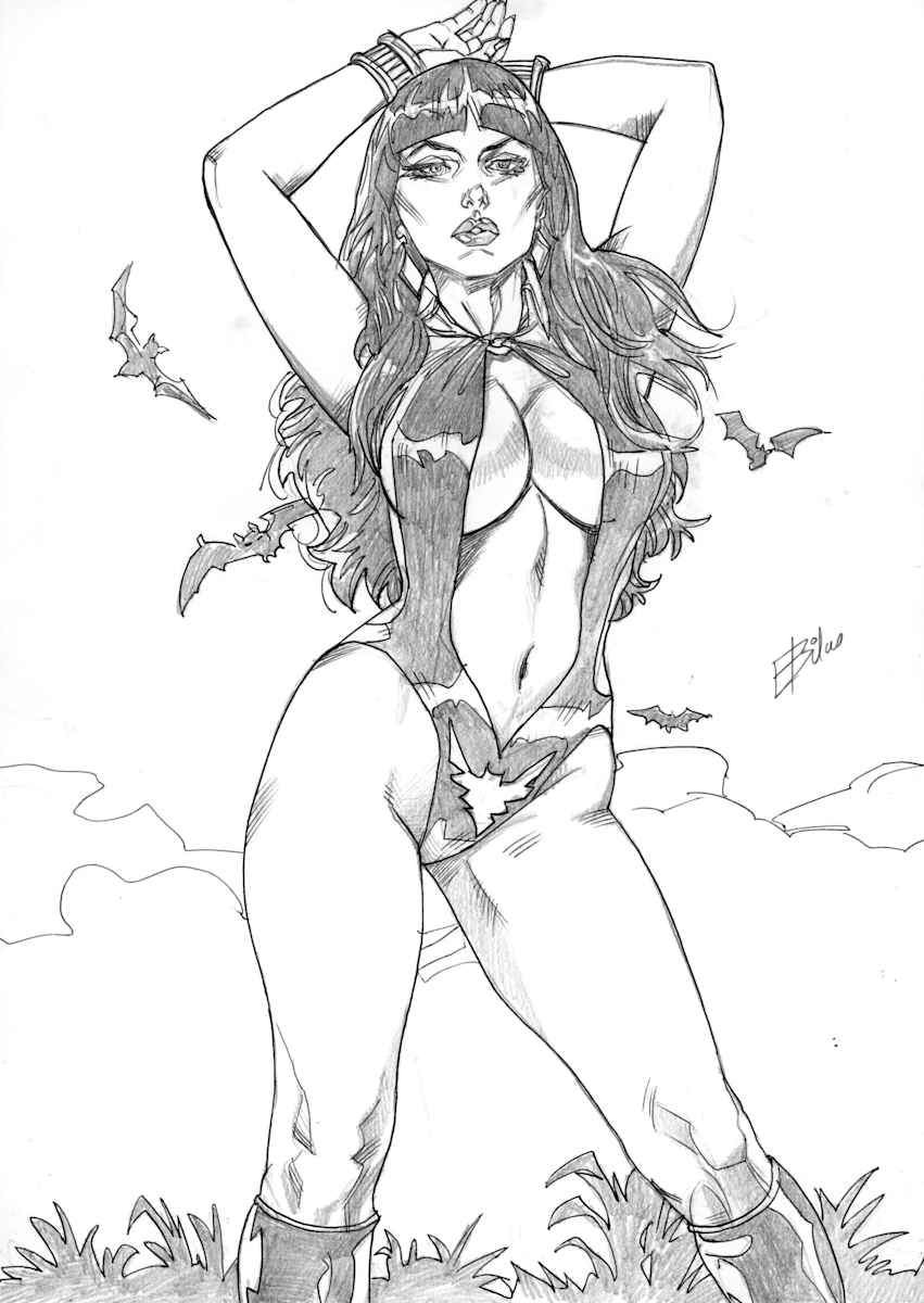 Vampirella (17G12) by Edilson Bilas, Image 10.