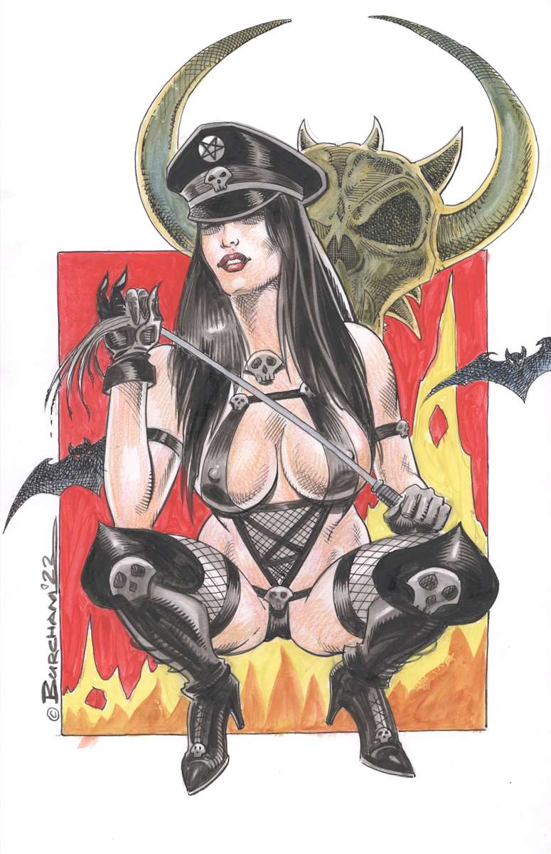 Goth Demon Dominatrix by Newton Burcham, Image 2.