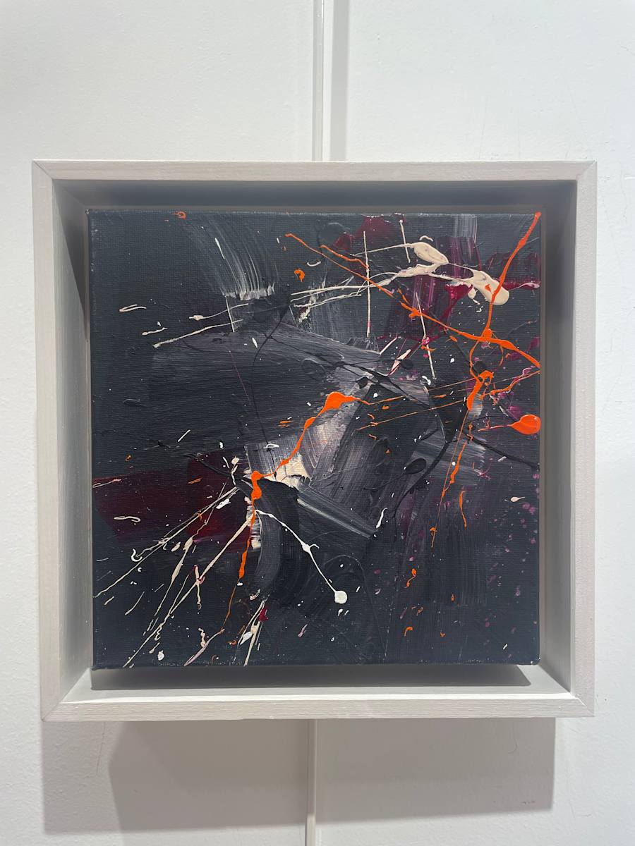 Deep black, small 2 by Mandy Damirali 