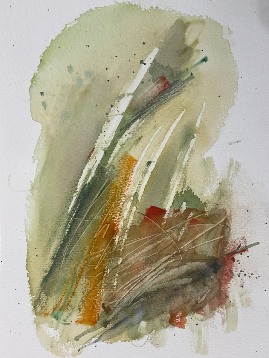 Green and orange by Mandy Damirali 