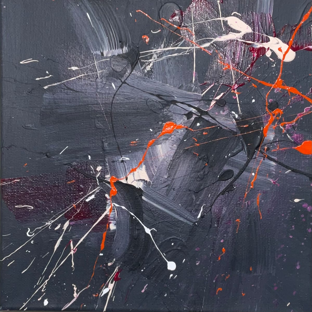 Deep black, small 2 by Mandy Damirali 