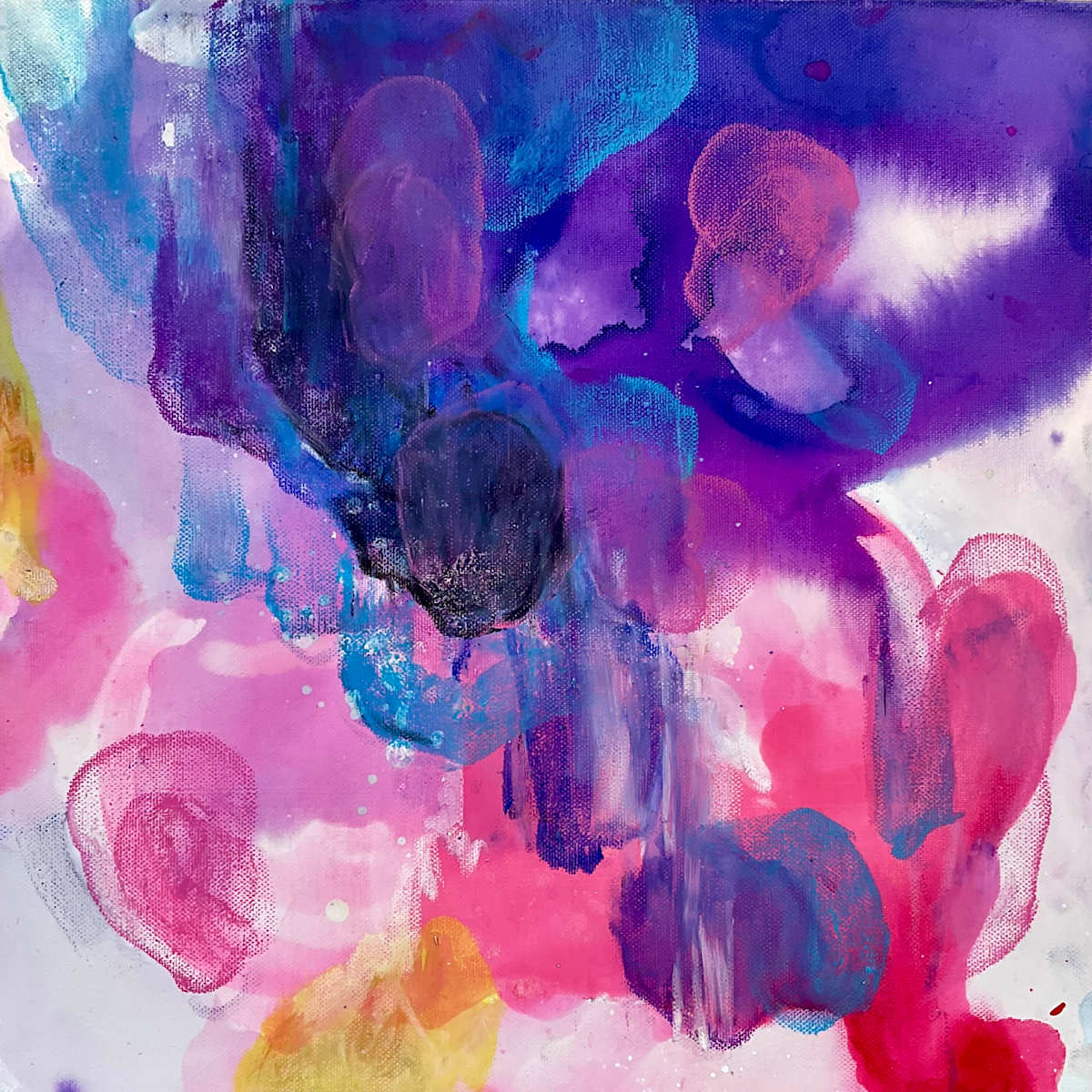 Pink and purple spark by Mandy Damirali 