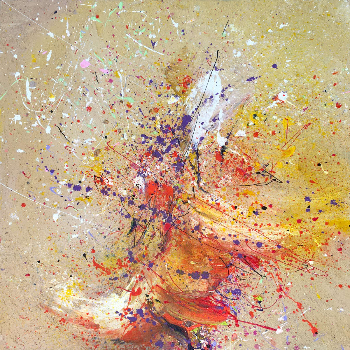 Yellow, bright light by Mandy Damirali 