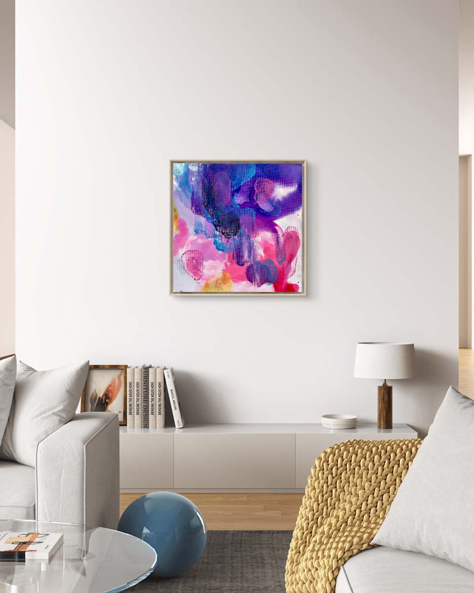 Pink and purple spark by Mandy Damirali 