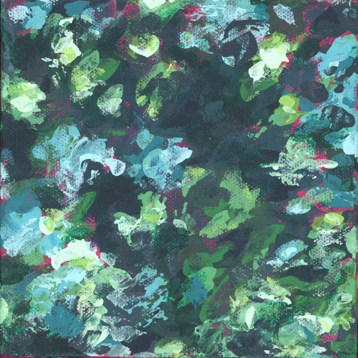 Night Blooms by Sol Gardiner  Image: acrylic on canvas