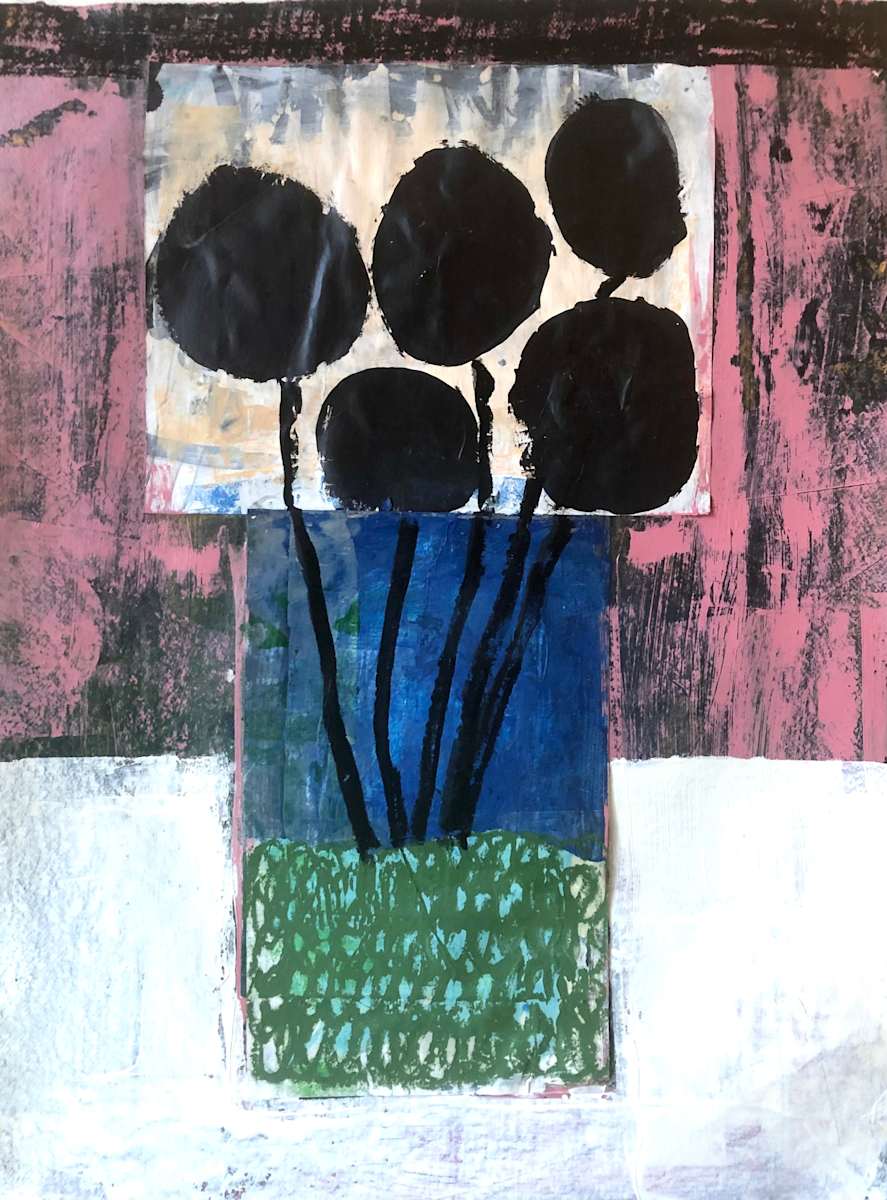 Abstract Botanical #2 by Allison P Kroeger 