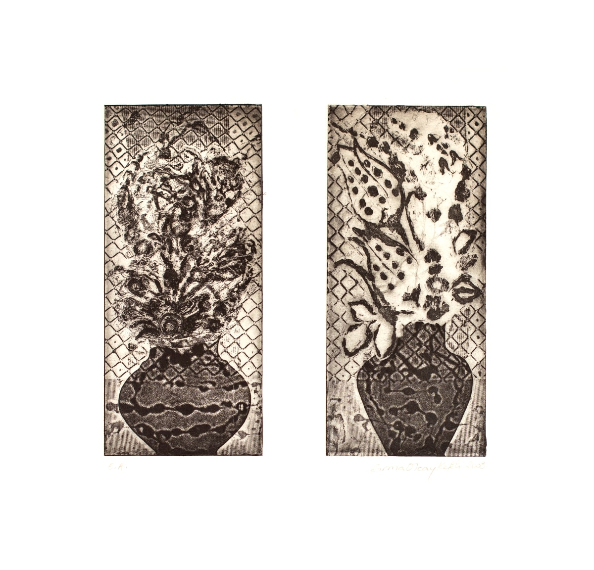 Iznik Series double vases 