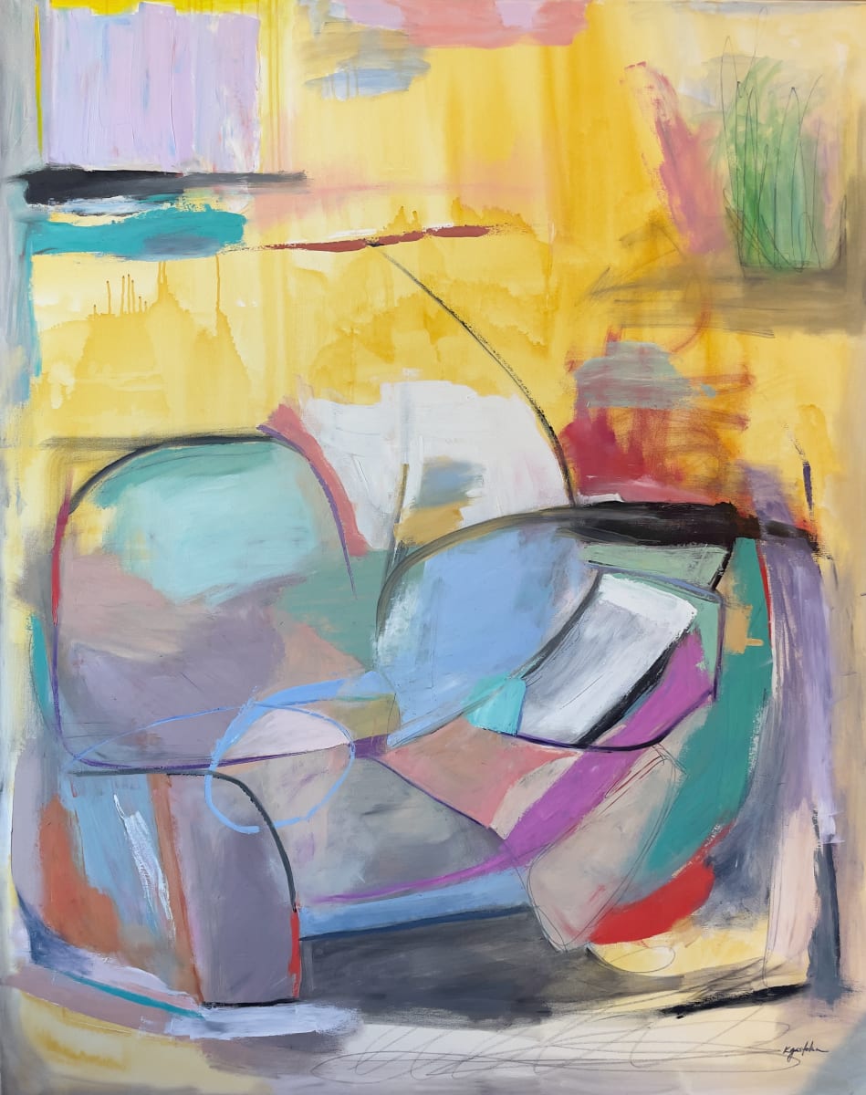 Beanie Deer & the Armchair by Kathryn Gastelum, Image 1.