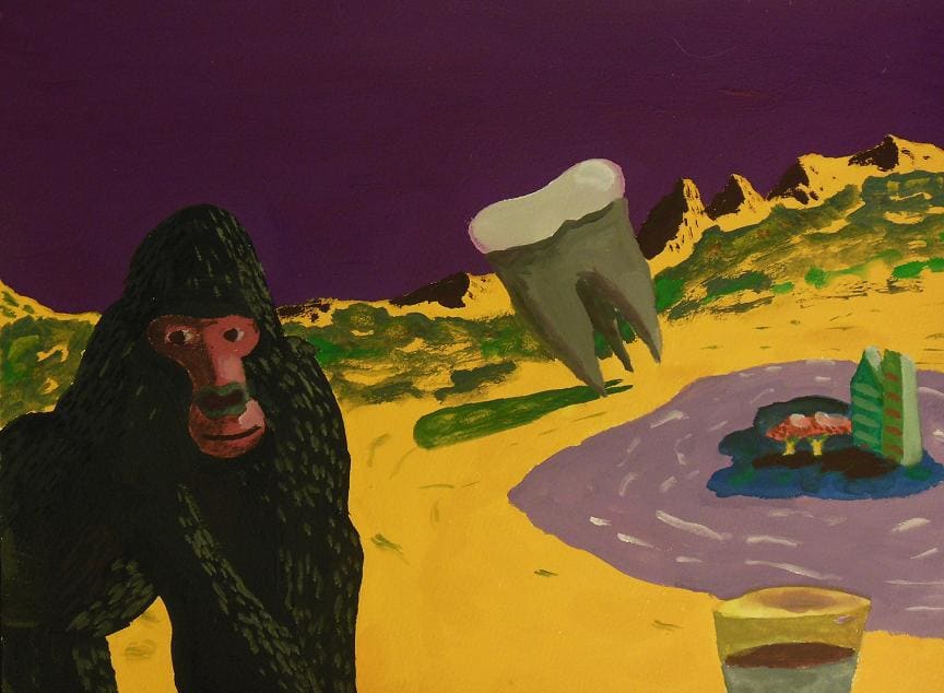 The Iconic Tooth And Apple by Perry Art Productions "Finding The Beauty"              50% off entire site! 