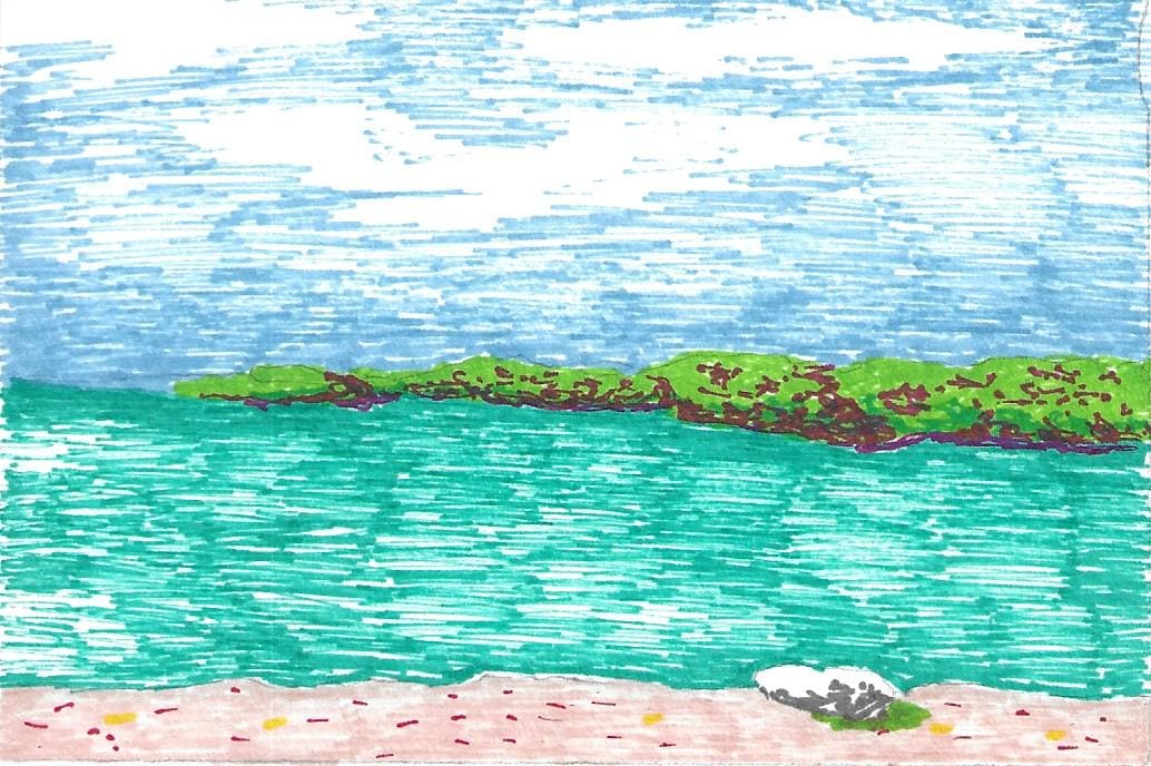 Florida Shore (Framed) by Perry Art Productions "Finding The Beauty"              50% off entire site! 