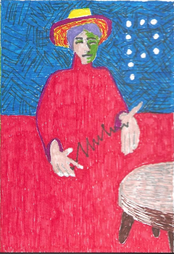 He Charged His Hands (Framed) by Perry Art Productions "Finding The Beauty"              50% off entire site! 